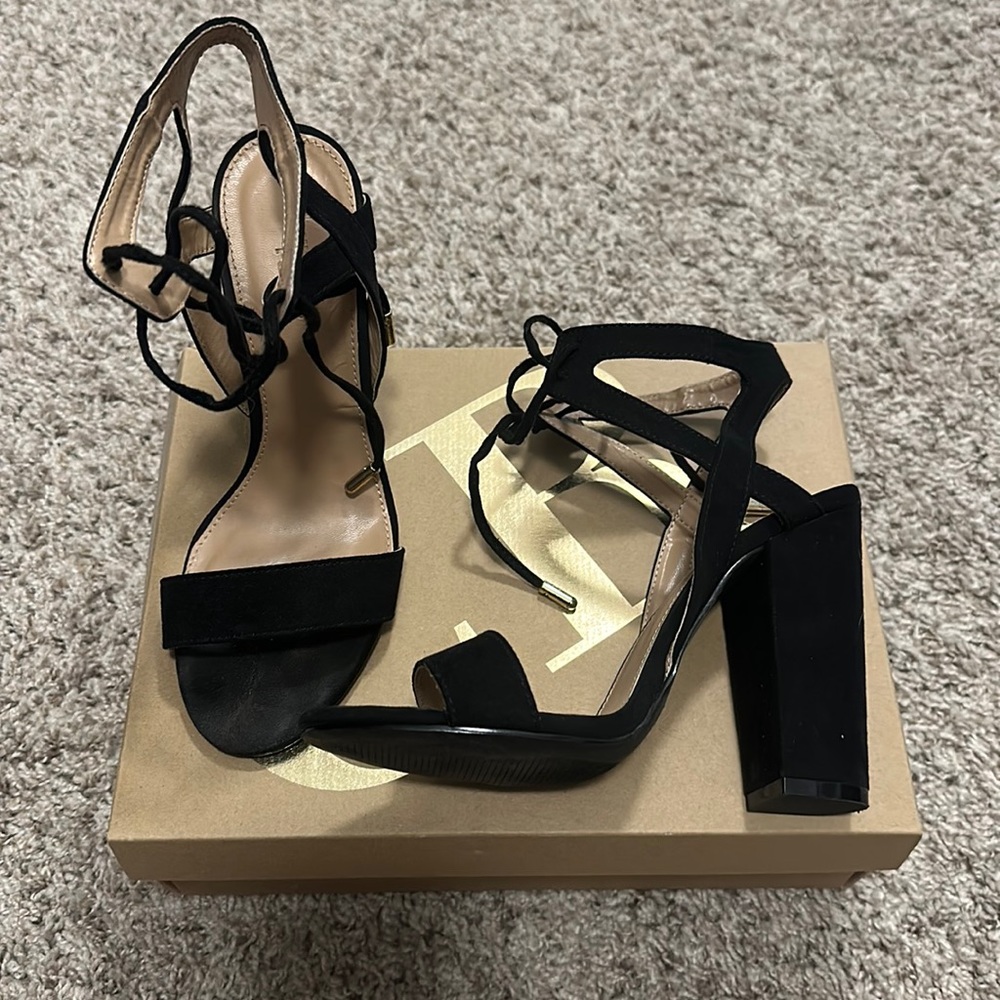 Worn once tie sandals